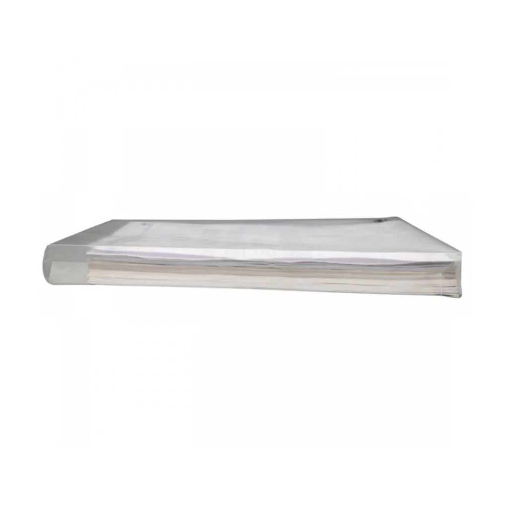 Solo Document Bag With String Transparent White A4 CH 104 - Image 2