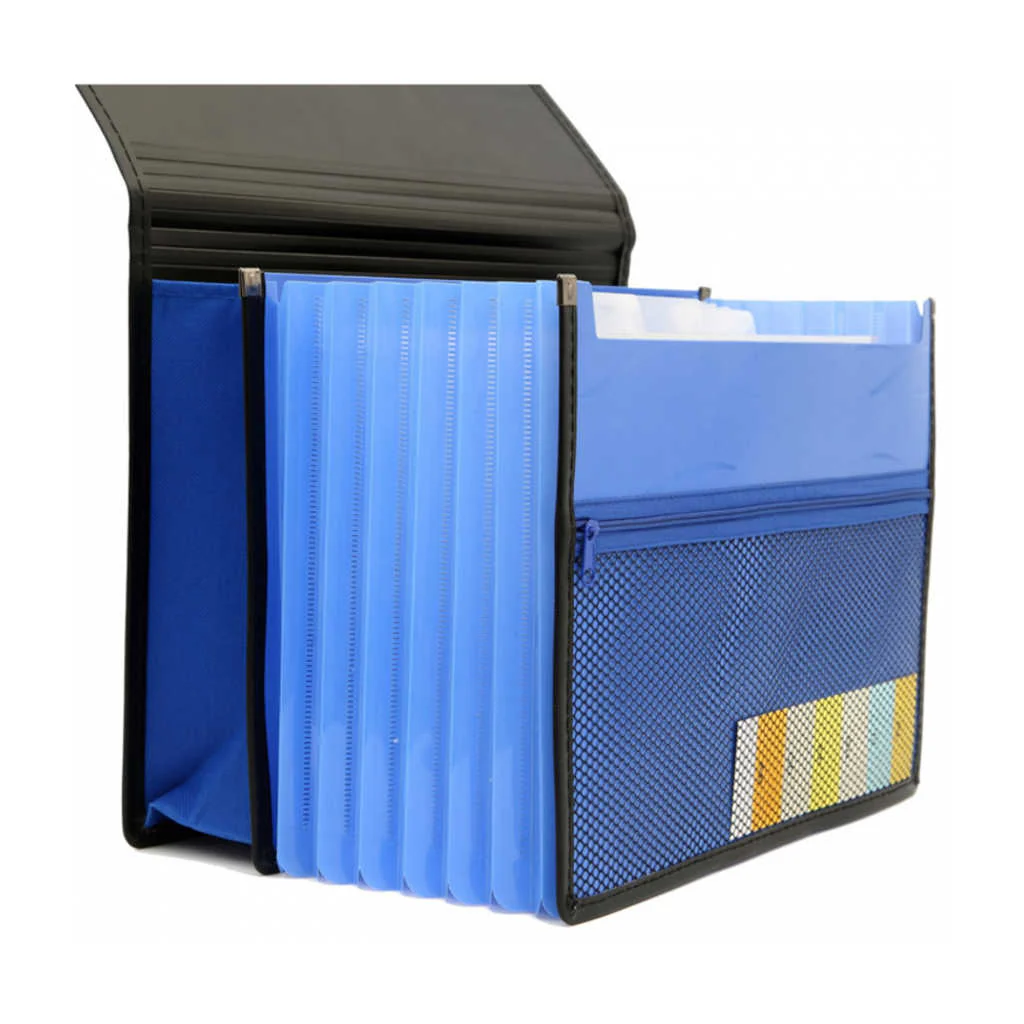 Solo Document Manager With Partition 6 Section Blue A4 EF 301 - Image 4