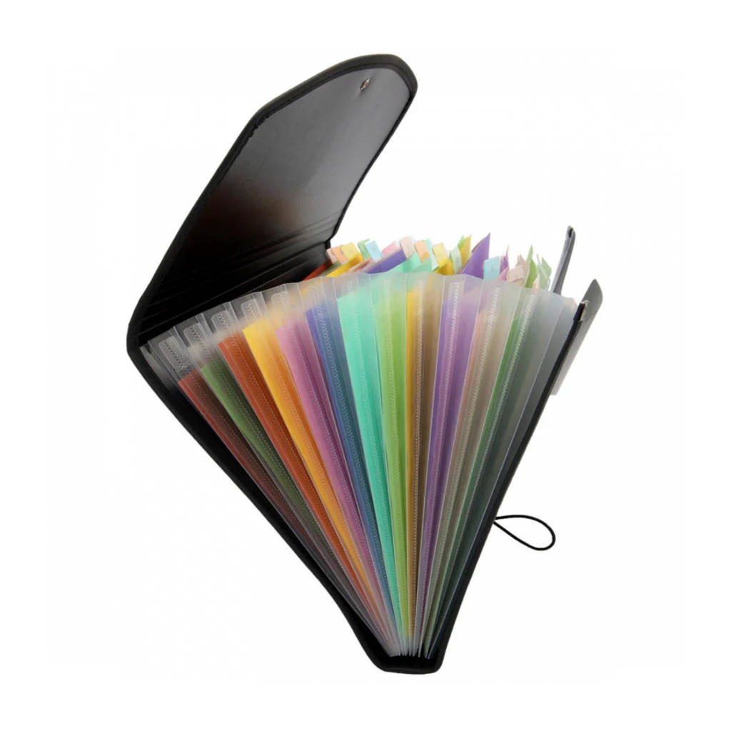 Solo Expanding File Elastic With Swing 12 Section Black A4 EX 802 - Image 2