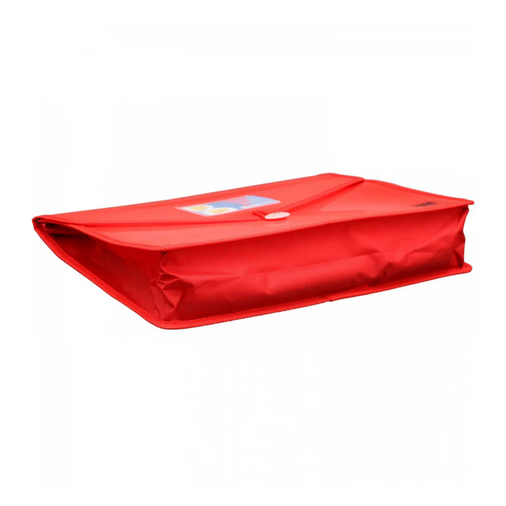 Solo Flexi Document Bag With Xtra Net Pocket Red A4 DC 554 - Image 2