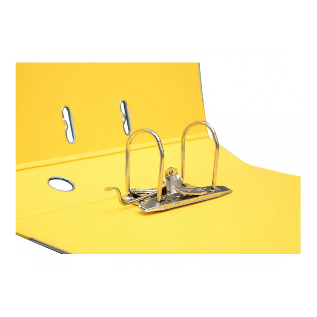 Solo Lever Arch File Yellow 3 Inch Ring F/C Size LA 512 - Image 2