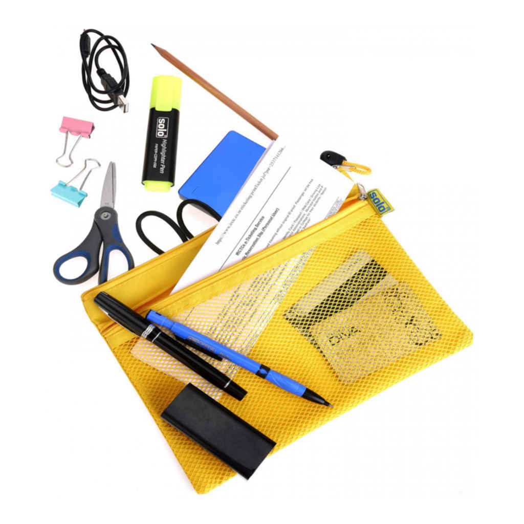Solo Multi Function Bag With Two Pockets Yellow A5 MFA52 - Image 2