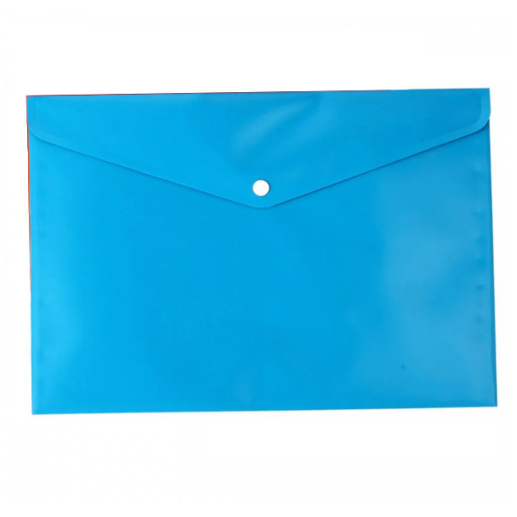 Solo My Clear Bag With Button Closure Opaque Tango Blue F/C Size MC 012 - Image 2