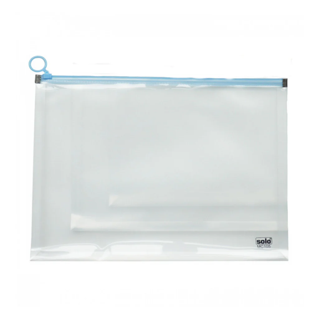 Solo My Zipper Bag Sky Blue A4 MC 105