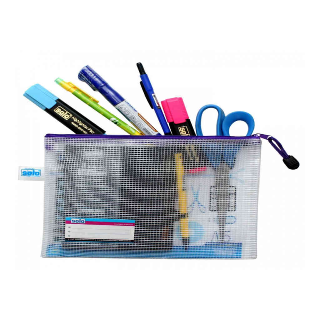 Solo My Zipper Closure Bag Blue A6 MFA61 - Image 2