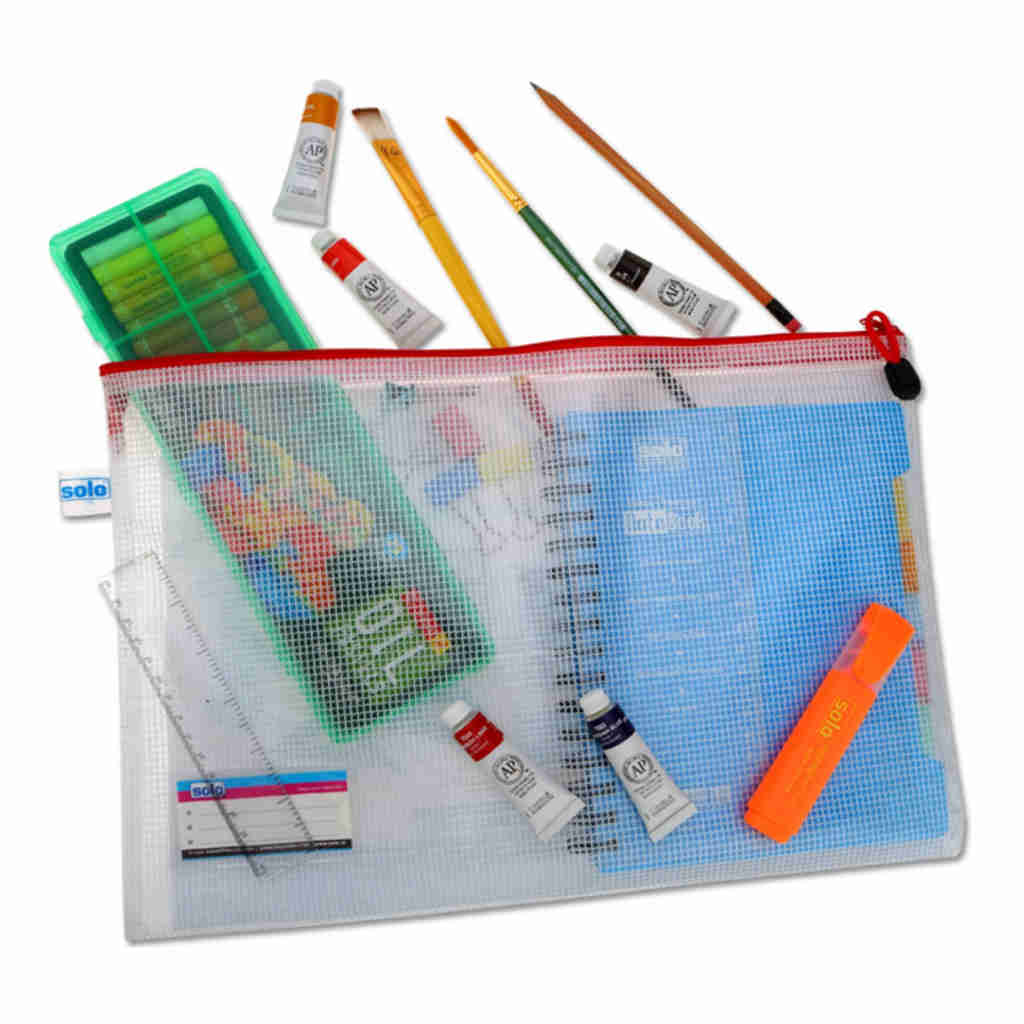 Solo My Zipper Closure Bag Red A4 MFA41 - Image 3