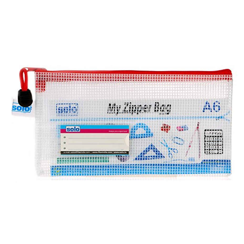Solo My Zipper Closure Bag Red A6 MFA61