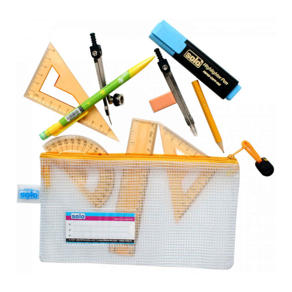 Solo My Zipper Closure Bag Yellow A6 MFA61