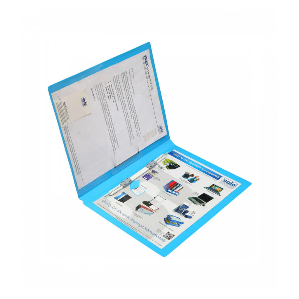 Solo New UniQlip File Sky Blue A4 SG 603 - Image 2
