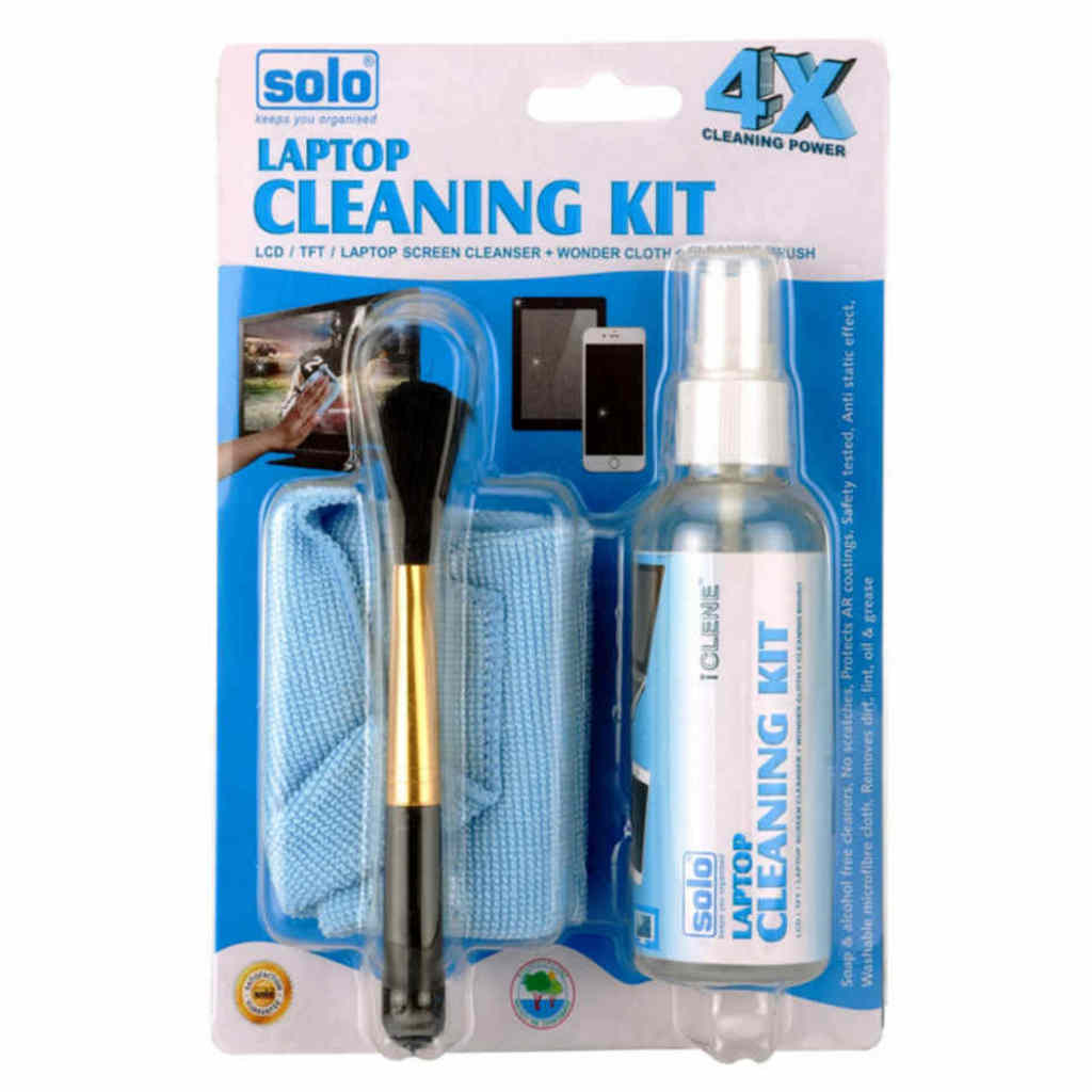 Solo Optical Lens Cleaning Kit With Screen Cleaner + Wonder Cloth + Brush IC 106