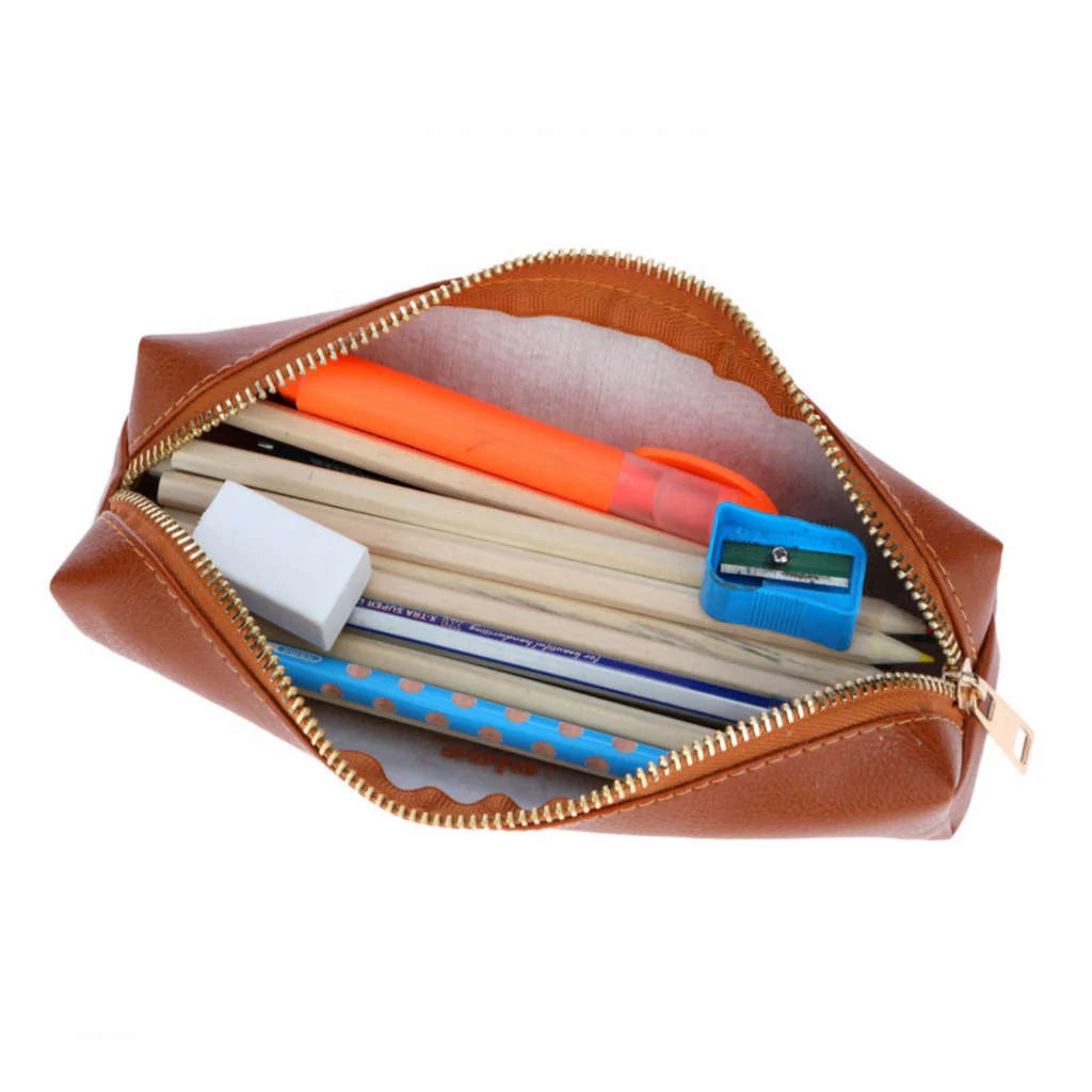 Solo Pen Case PU Brown PU 105 - Image 2