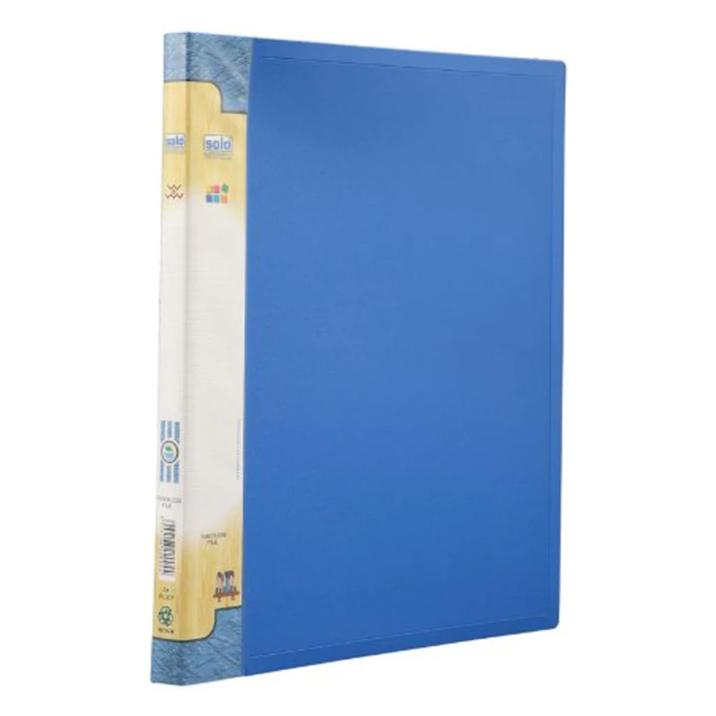 Solo Punchless File Blue A4 PL 301