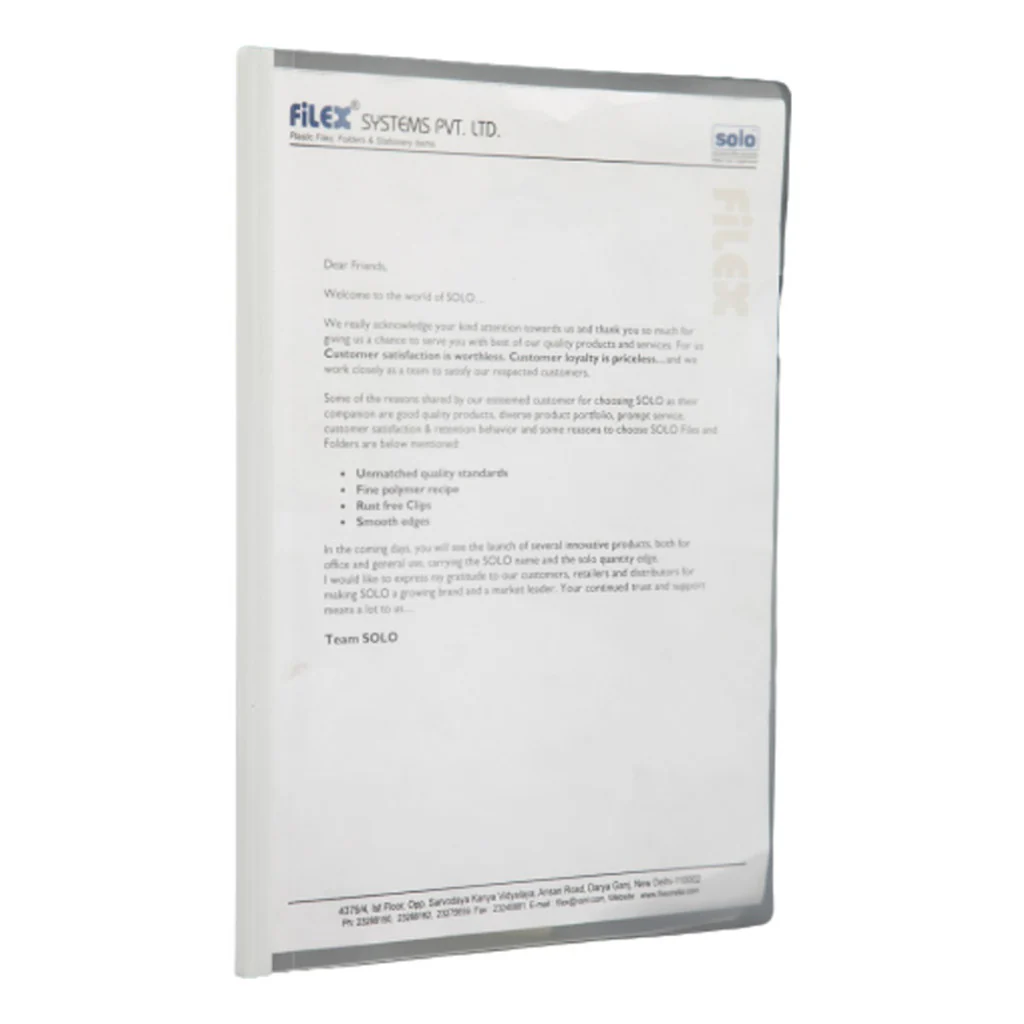 Solo Report cover (Strip File) A4 RC 001