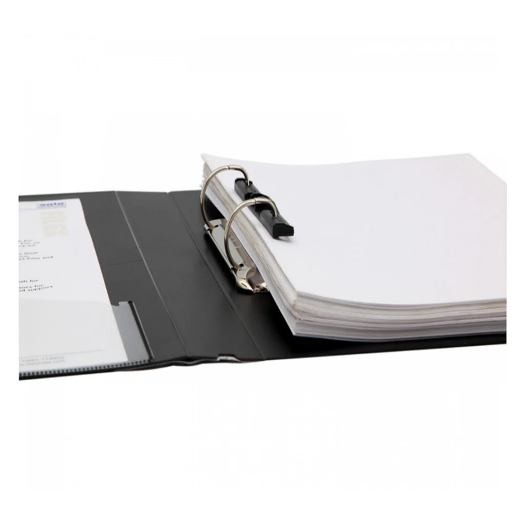 Solo Ring Binder-2-D Ring Black F/C Size RB 412 - Image 3