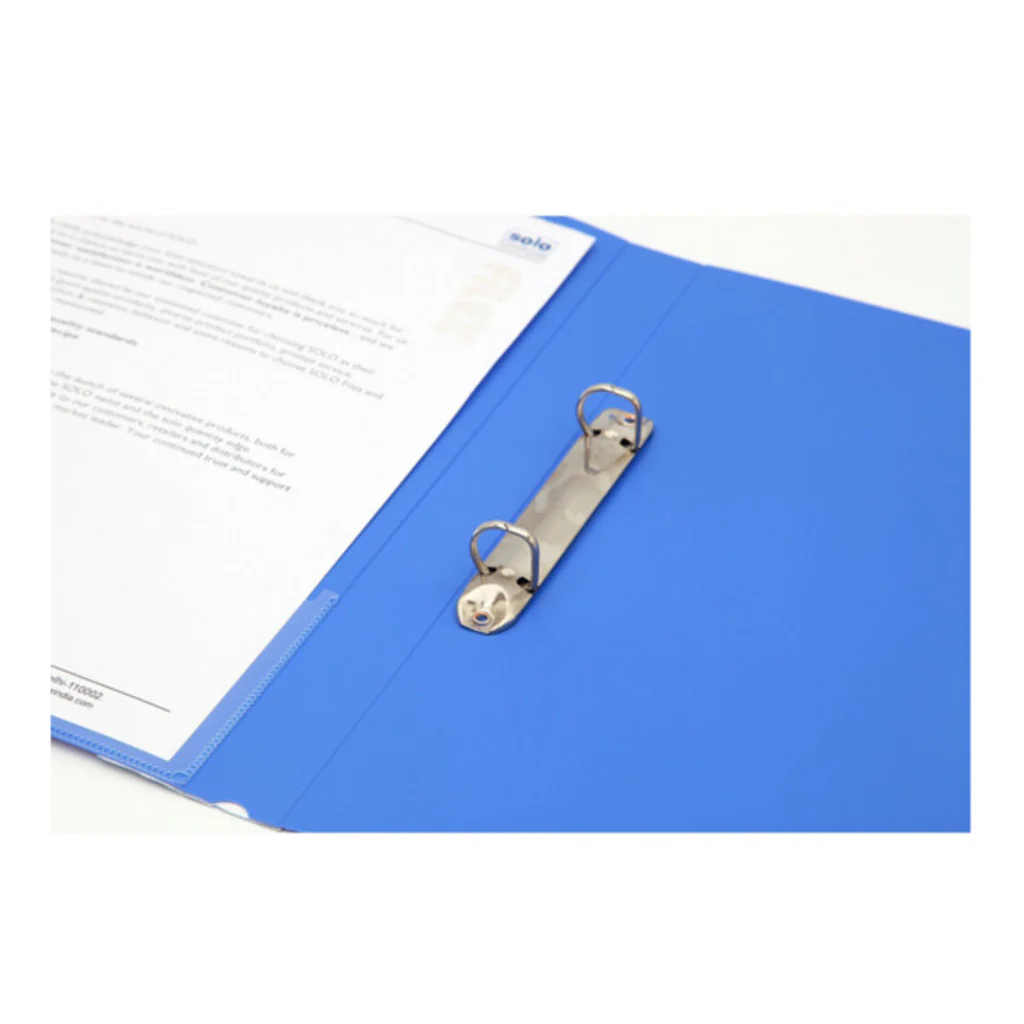Solo Ring Binder-2-D Ring Economic 17mm Ring A4 RB 407 - Image 3