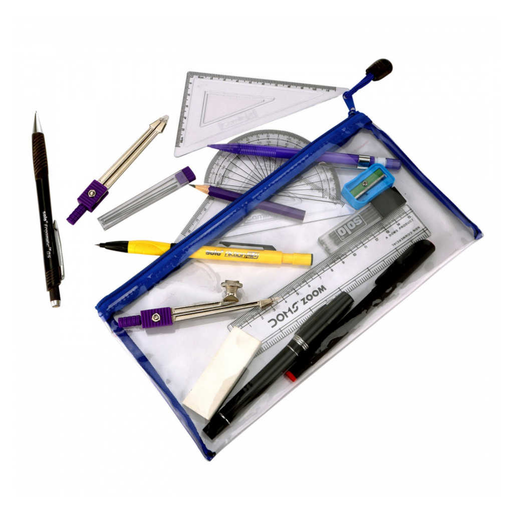 Solo Student Pencil Bag Blue PB 104