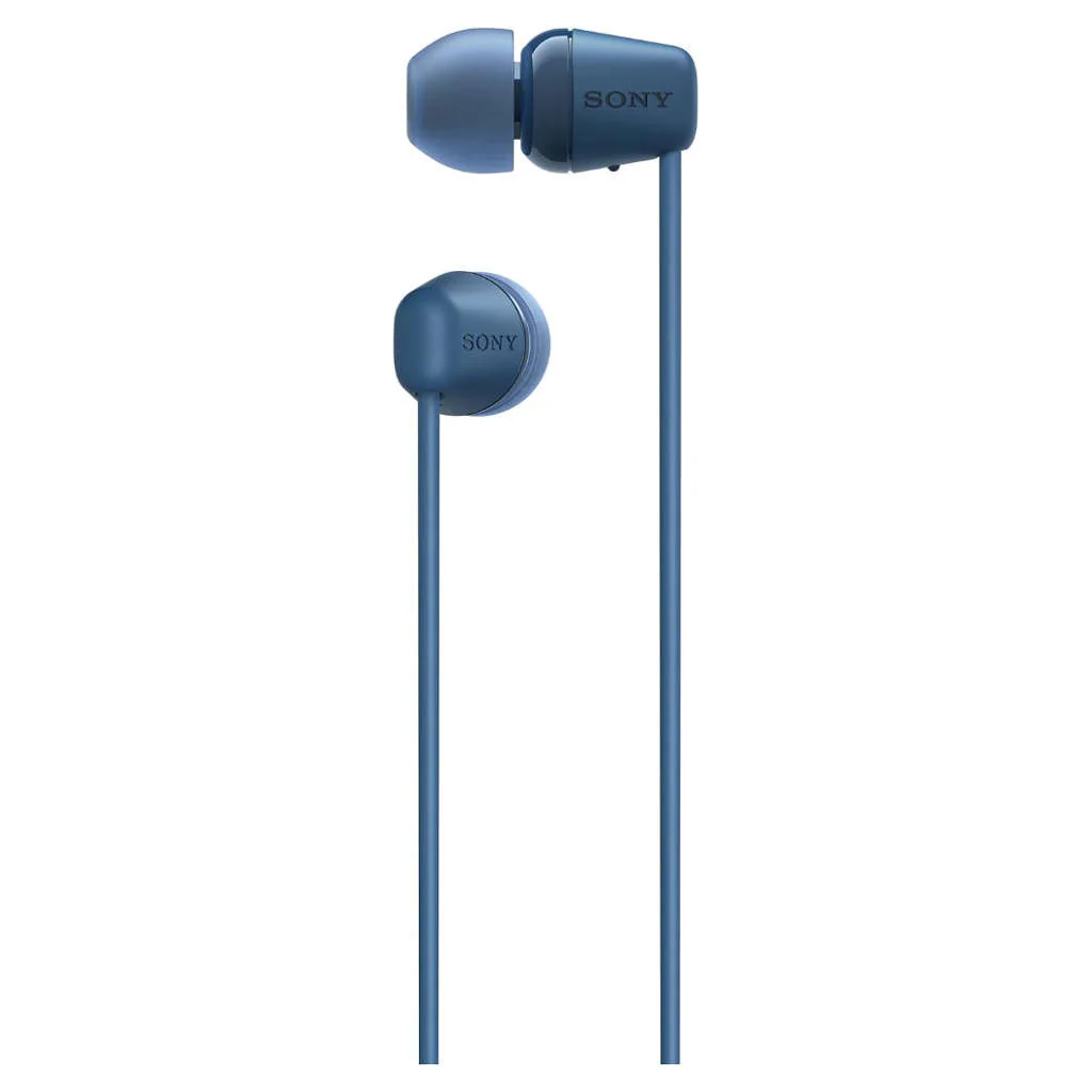 Sony Wireless Bluetooth In Ear Neckband Headphone Blue WI-C100 - Image 2