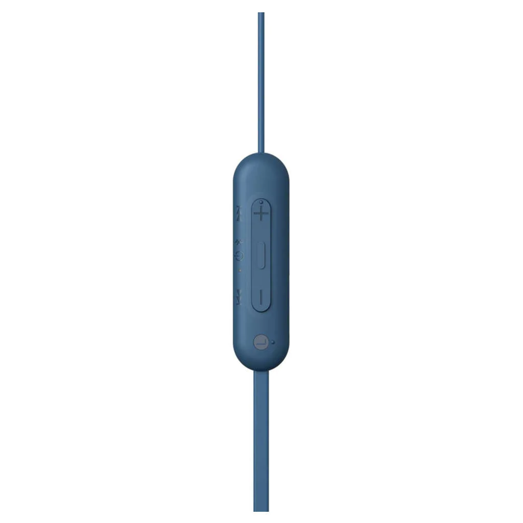 Sony Wireless Bluetooth In Ear Neckband Headphone Blue WI-C100 - Image 3