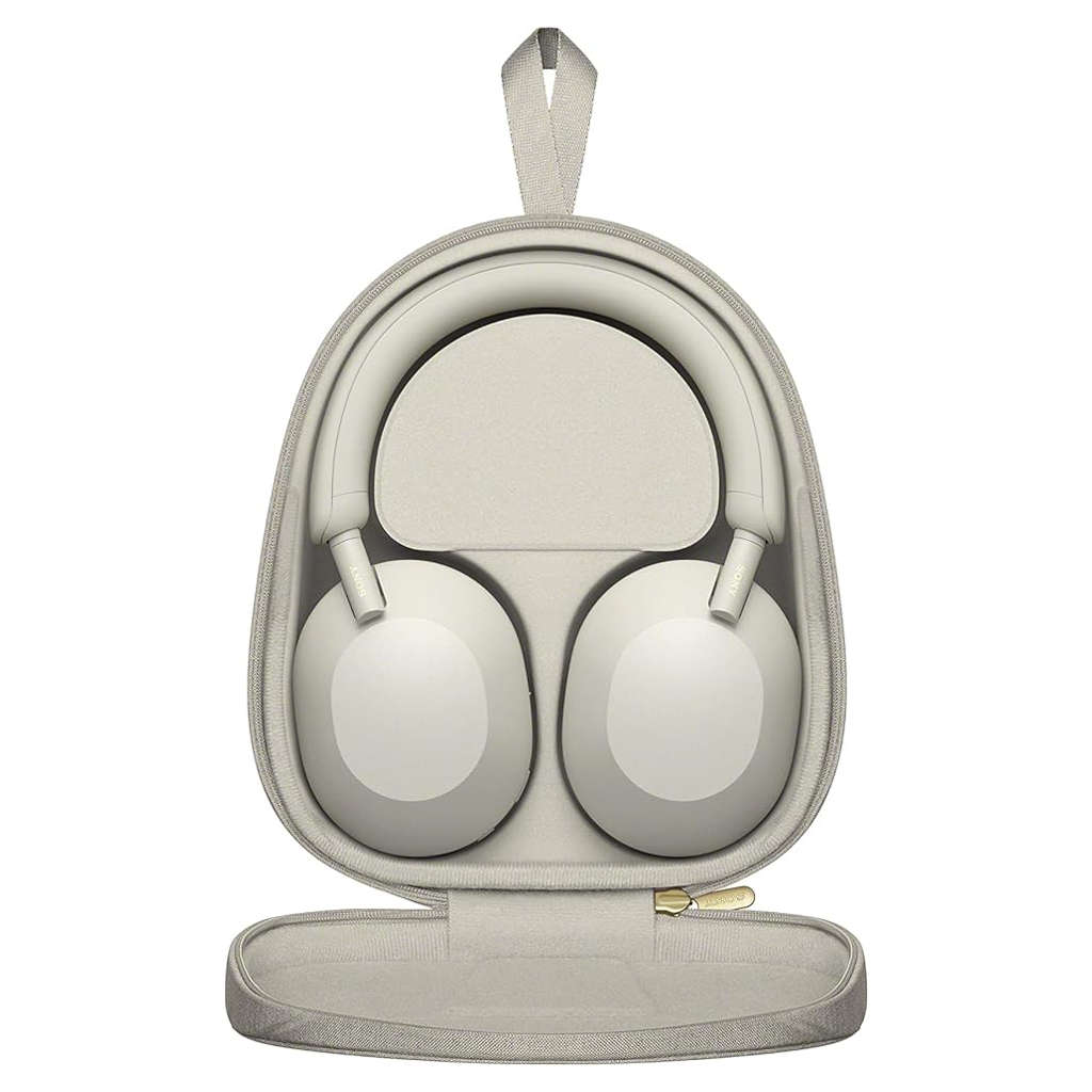 Sony Wireless Noise Cancellation Bluetooth Over Ear Headphones Platinum Silver WH-1000XM5 - Image 4