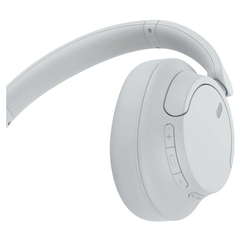 Sony Wireless Noise Cancellation Bluetooth Over Ear Headphones White WH-CH720N - Image 5