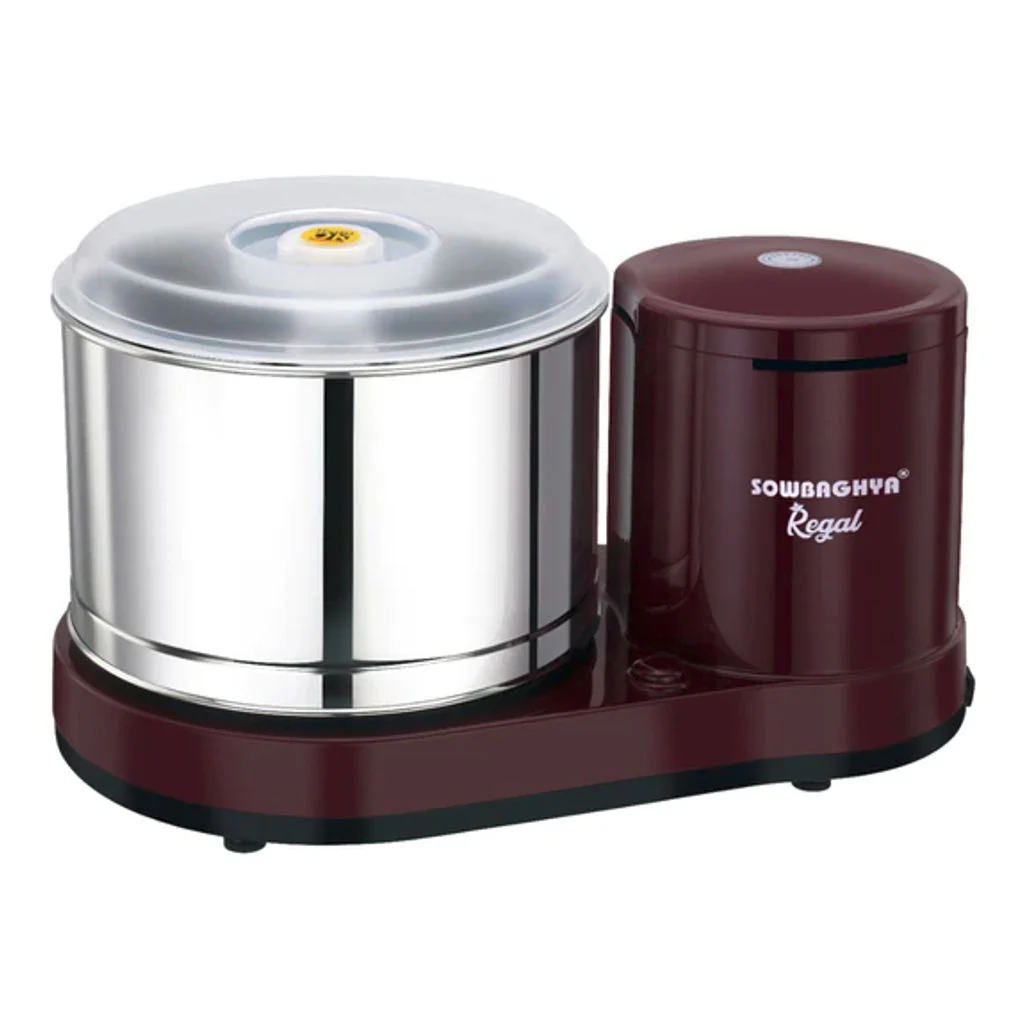Sowbaghya Regal Wet Grinder 2 Litre Maroon DTP2021