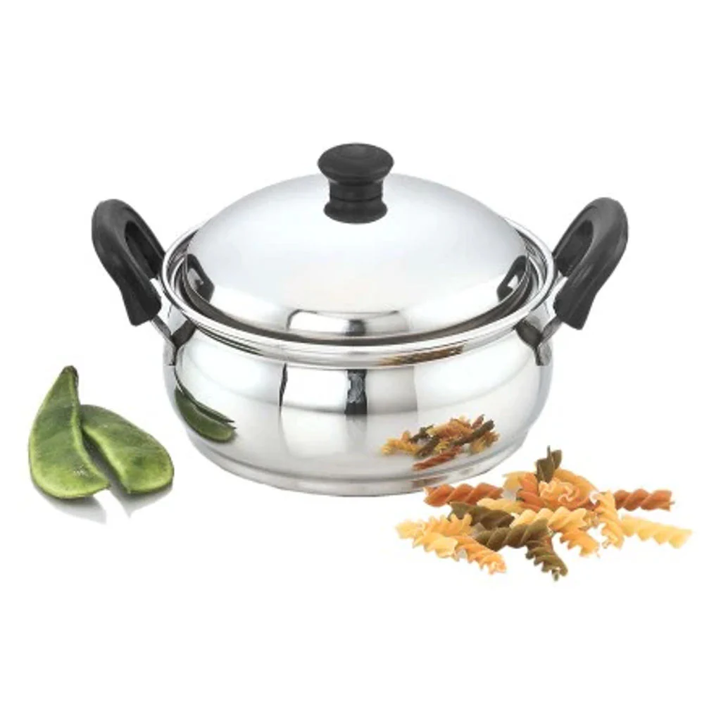 Sowbaghya Ultima IB Stainless Steel Cook 'n' Serve Pot 2Pcs ISS12