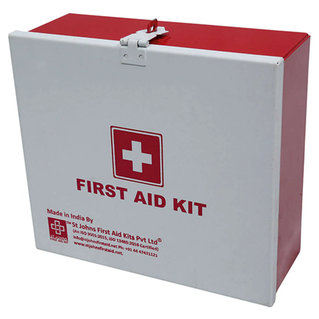 St.John's Industrial First Aid Kit Mini Metal Cabinet Wall Mounted SJF M5 - Image 2