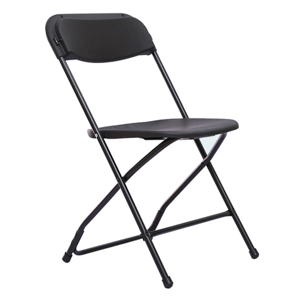 Supreme Amity Plastic Folding Chair Black - Image 2