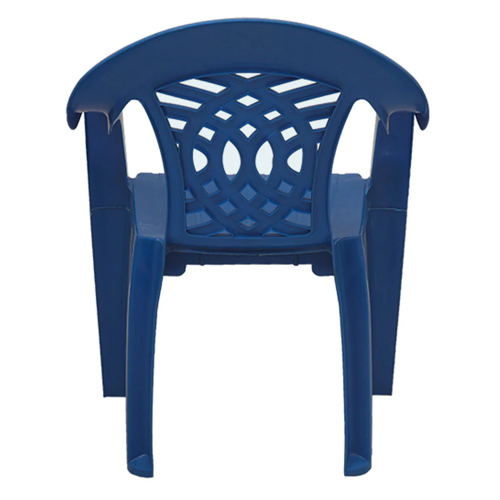Supreme Arch Plastic Chair French Blue - Image 3