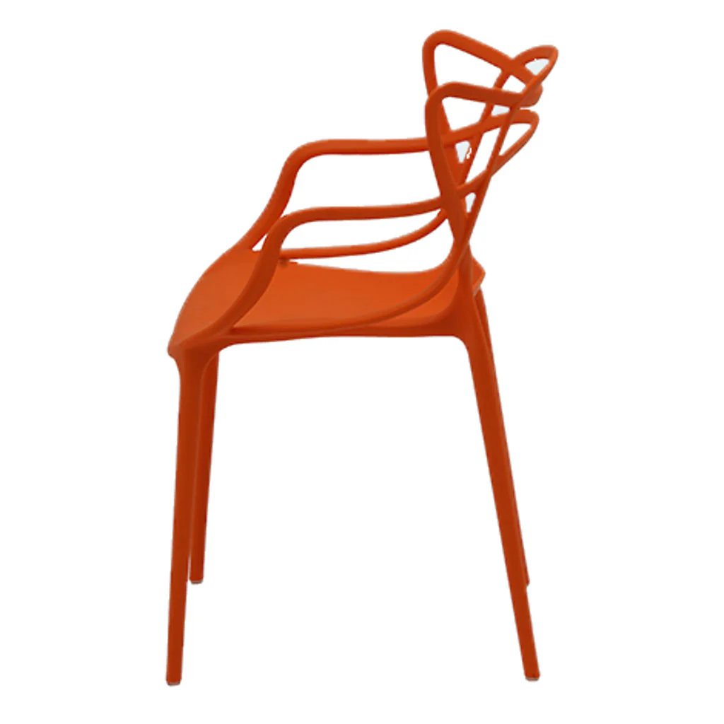 Supreme Butterfly Plastic Baby Chair Orange - Image 3