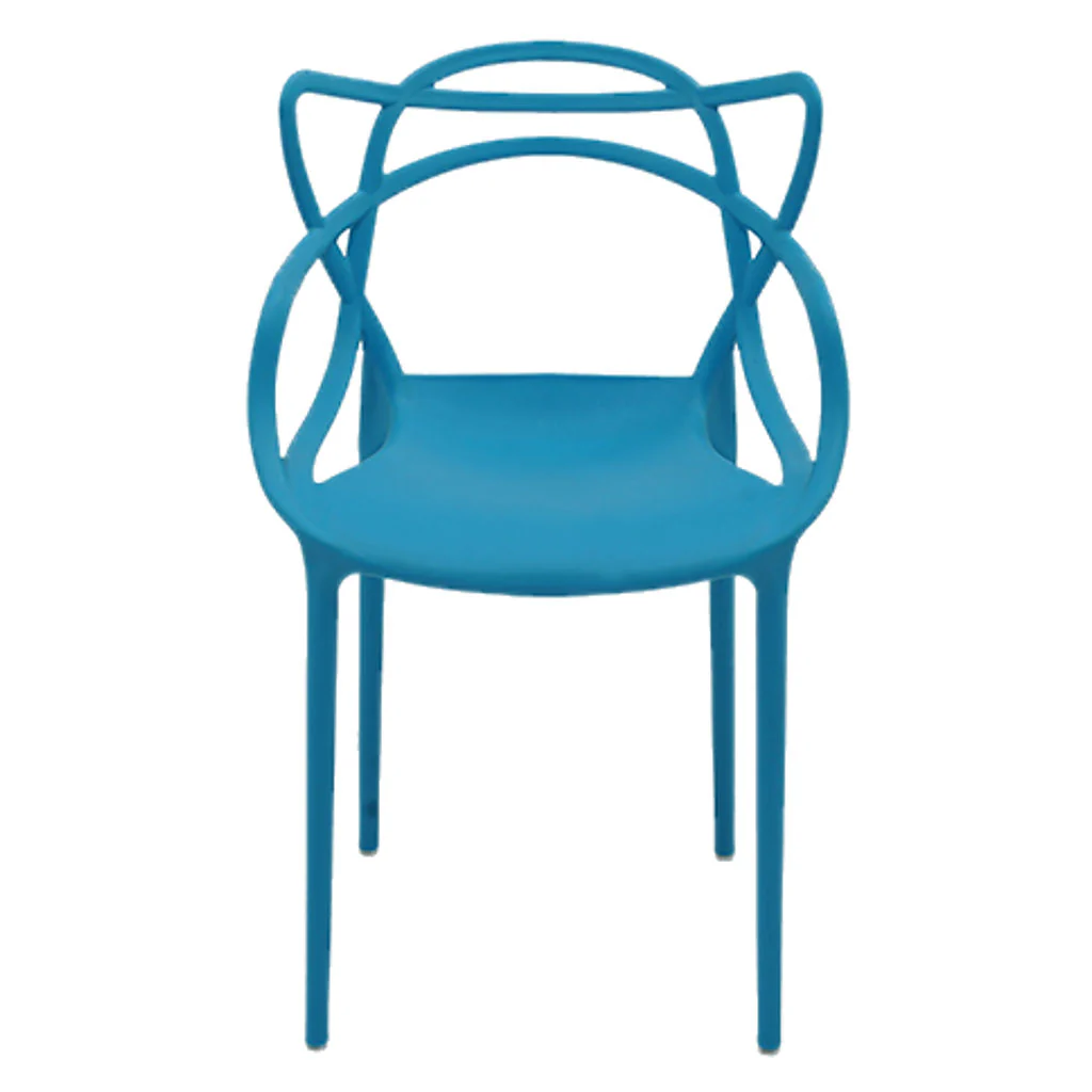 Supreme Butterfly Plastic Baby Chair Soft Blue