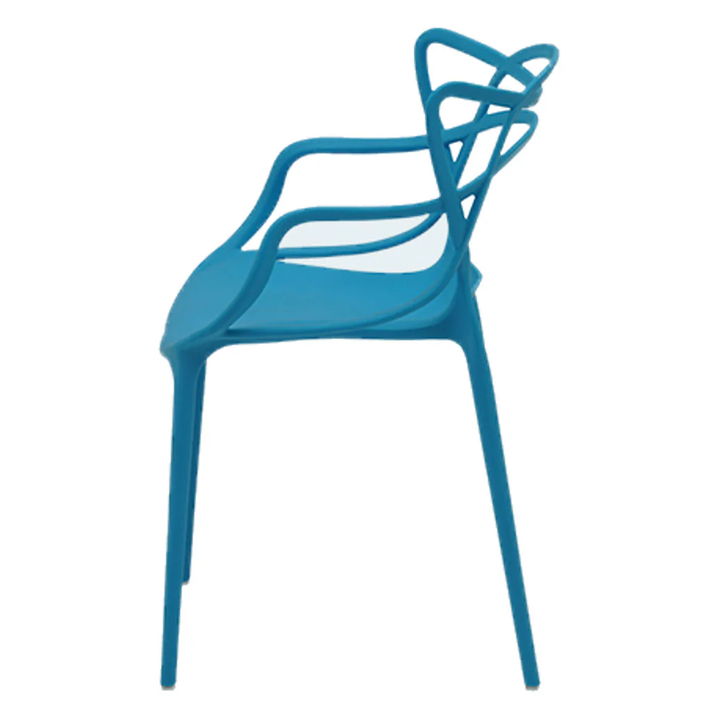 Supreme Butterfly Plastic Baby Chair Soft Blue - Image 3