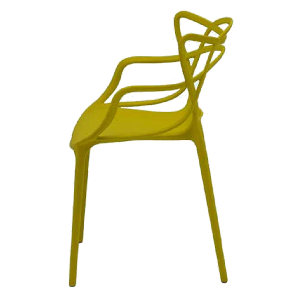 Supreme Butterfly Plastic Baby Chair Yellow - Image 3
