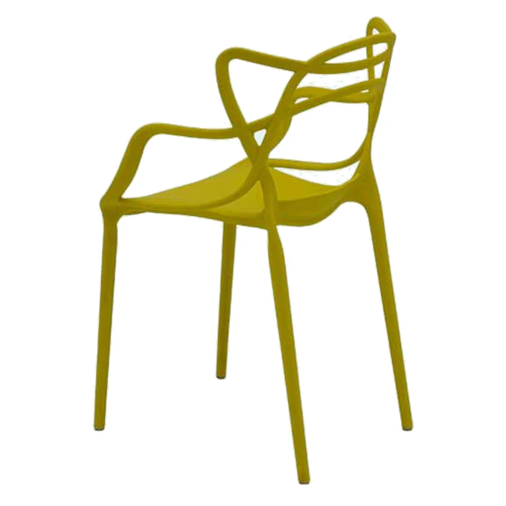 Supreme Butterfly Plastic Baby Chair Yellow - Image 4