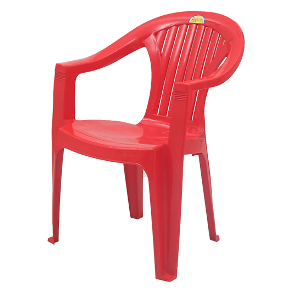 Supreme Cool Plastic Chair Red - Image 2