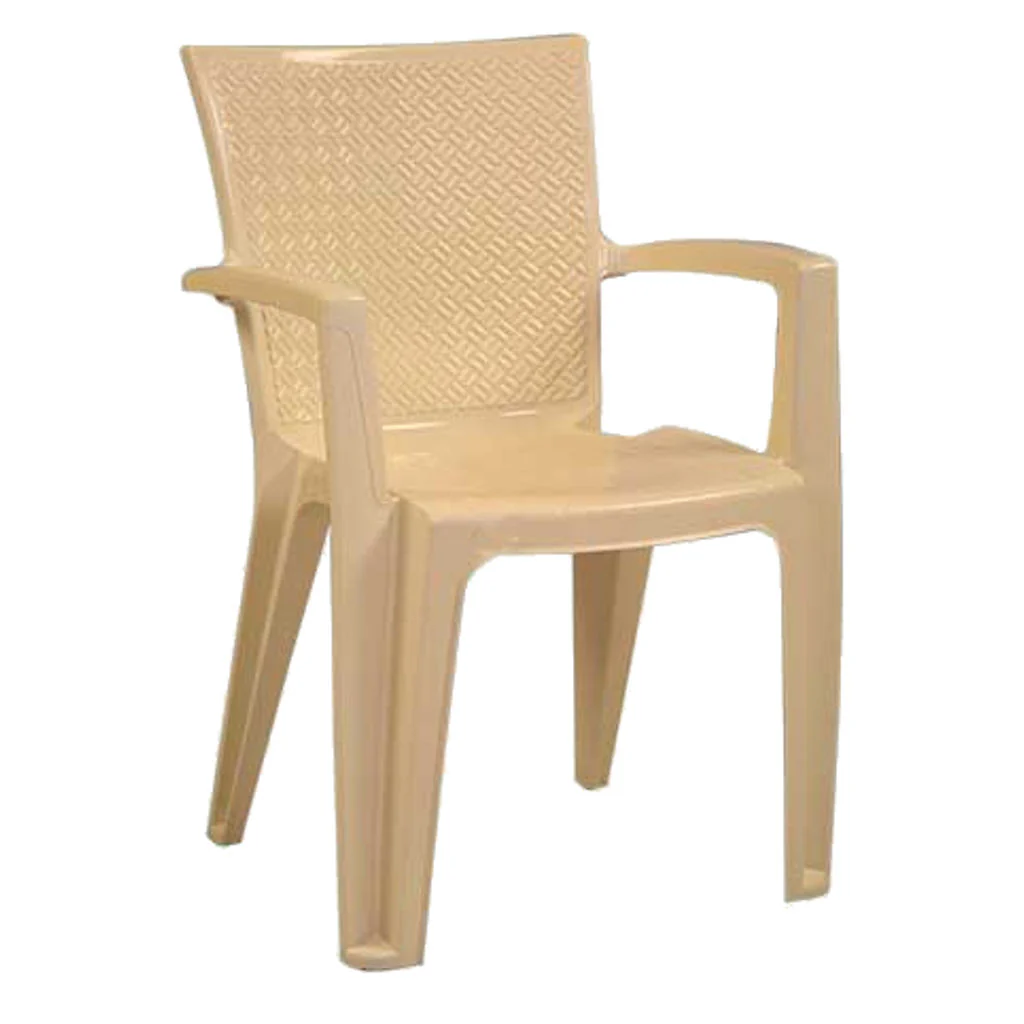 Supreme Degree Premium Plastic Chair Marble Beige - Image 2