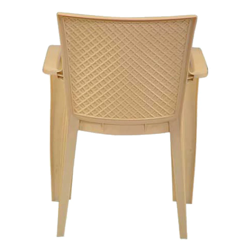 Supreme Degree Premium Plastic Chair Marble Beige - Image 3