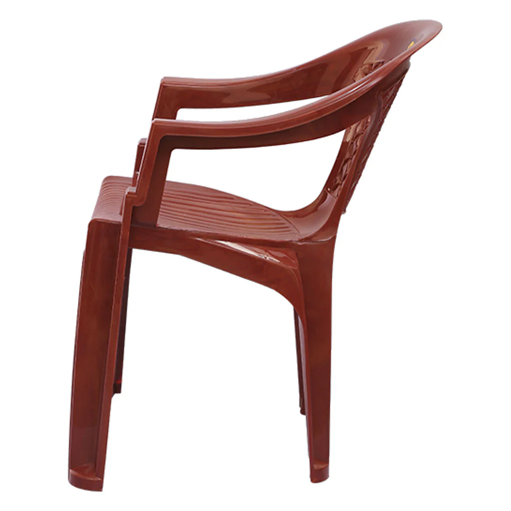Supreme Don Plastic Chair Teakwood - Image 2