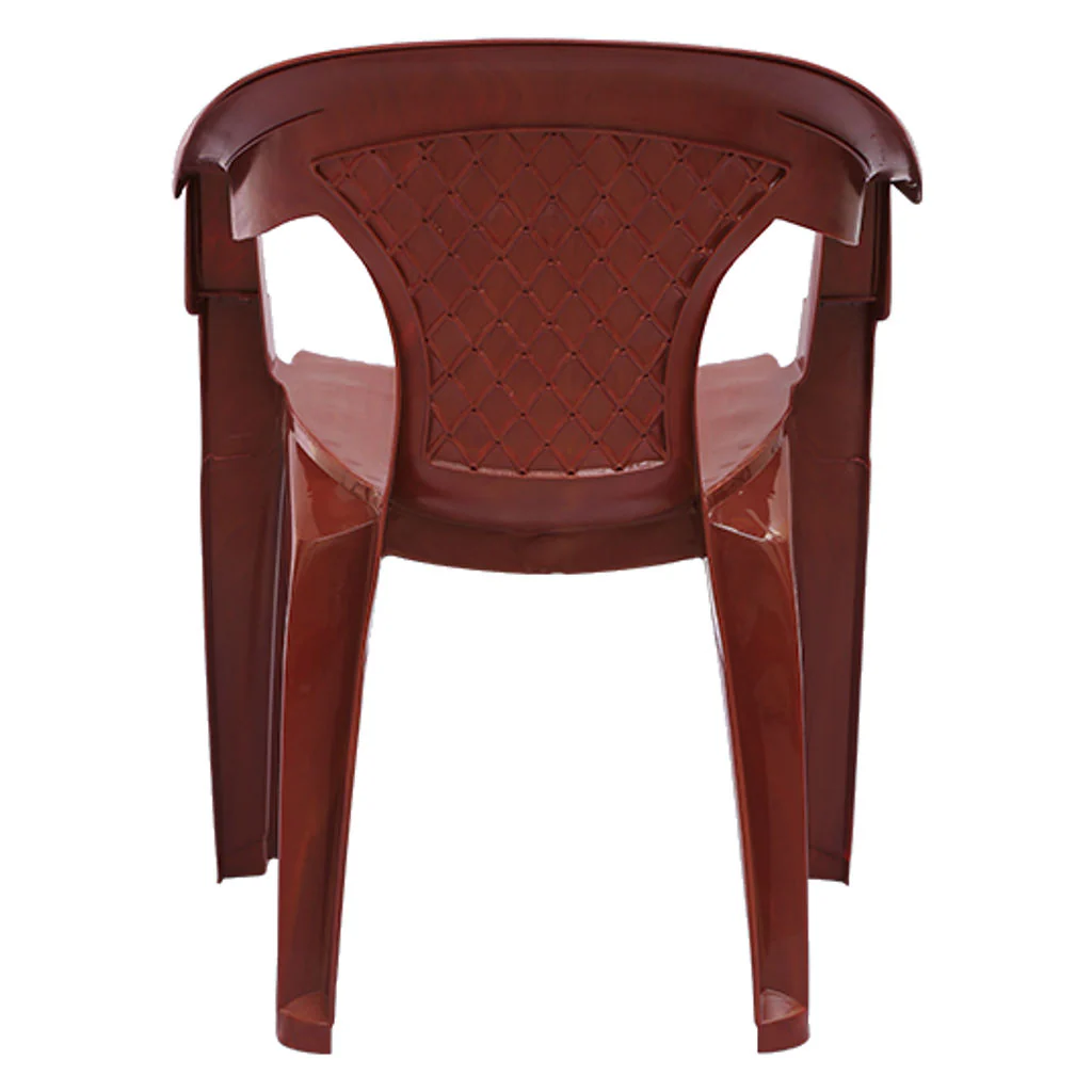 Supreme Don Plastic Chair Teakwood - Image 3