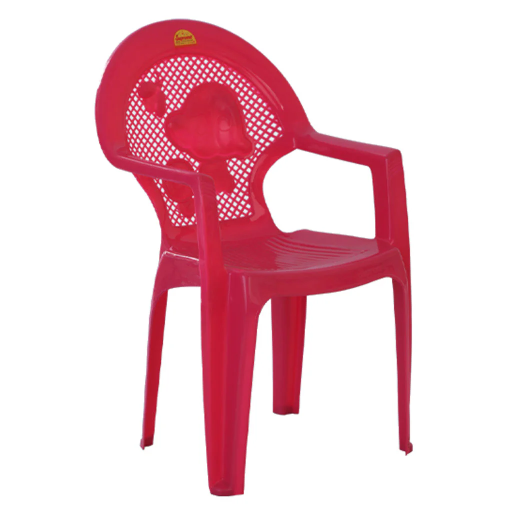 Supreme Jack Plastic Kids Chair Pearl Pink - Image 3