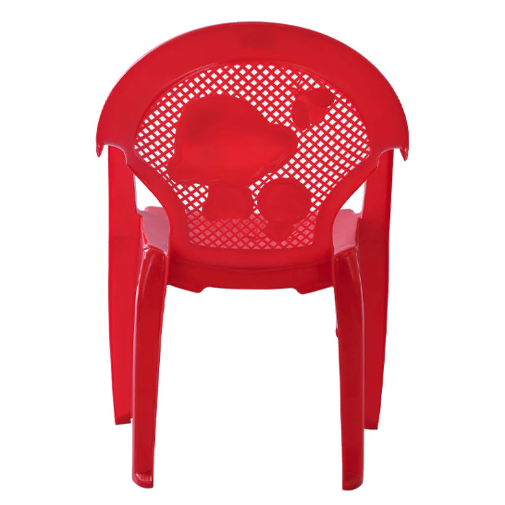 Supreme Jack Plastic Kids Chair Red - Image 2
