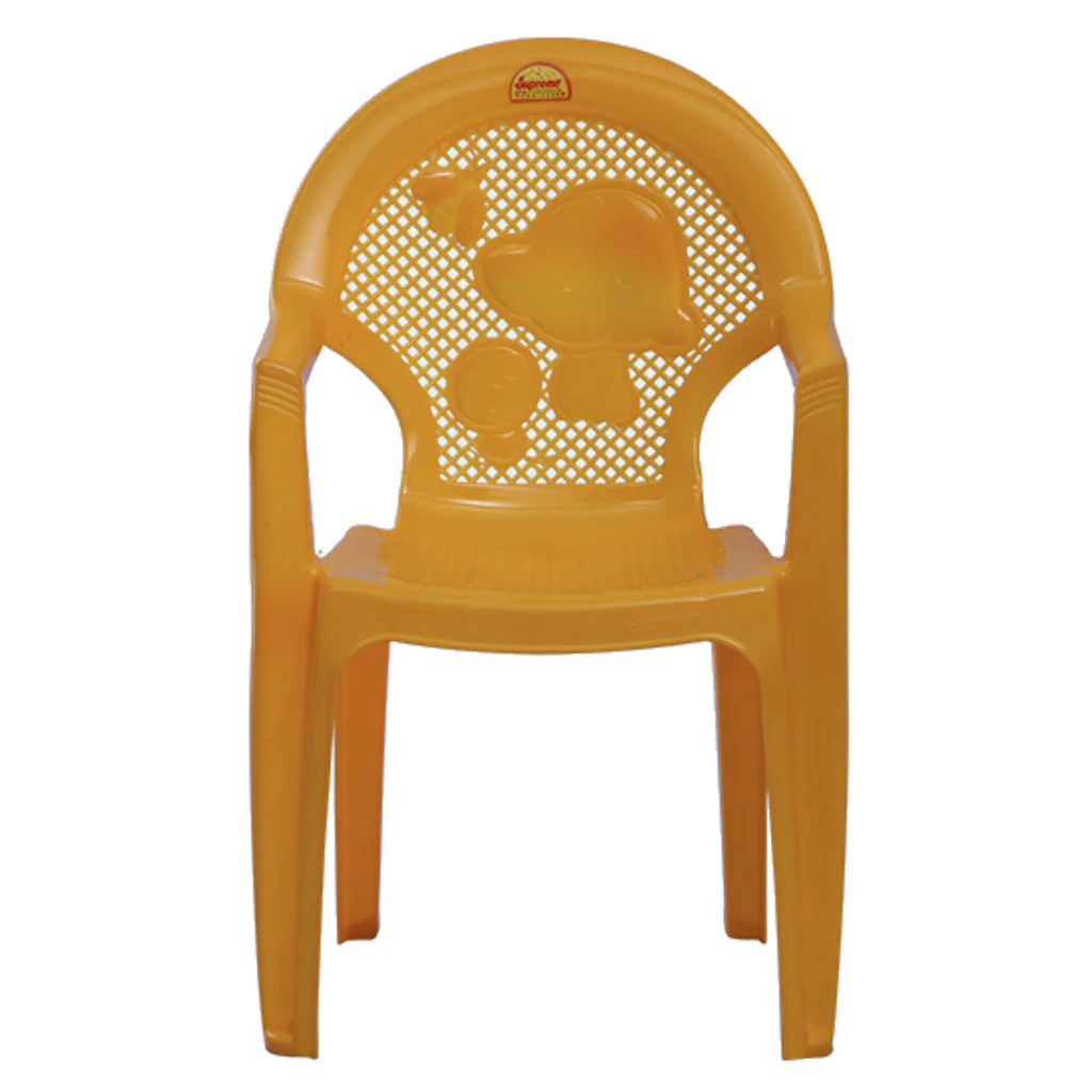 Supreme Jack Plastic Kids Chair Yellow