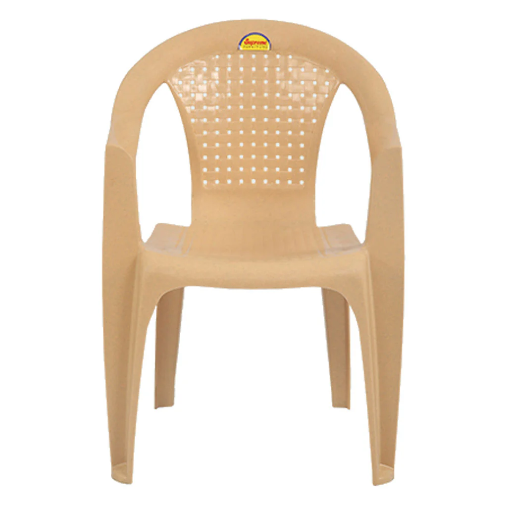 Supreme Johny Plastic Chair Marble Beige