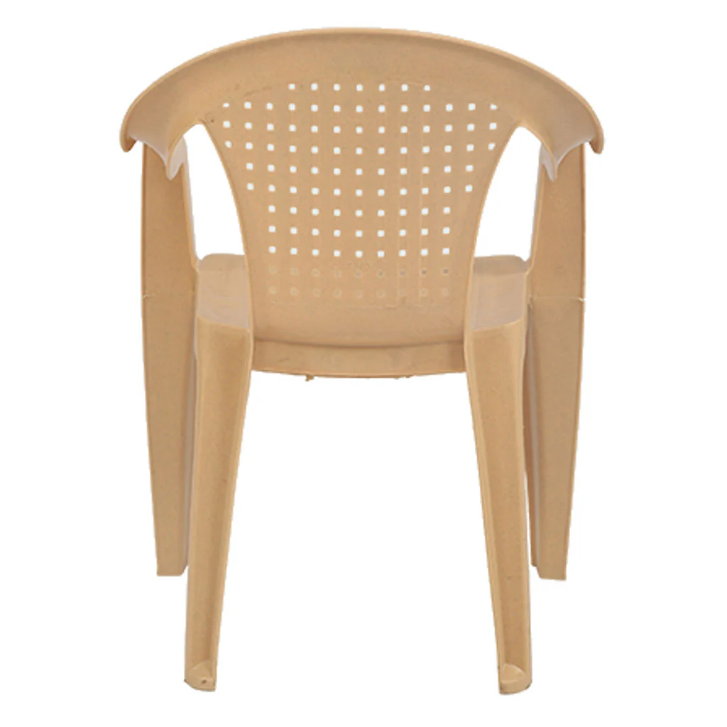 Supreme Johny Plastic Chair Marble Beige - Image 3