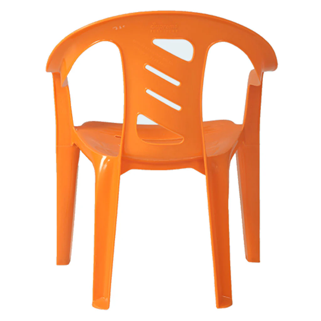 Supreme Jolly Plastic Baby Chair Orange - Image 4