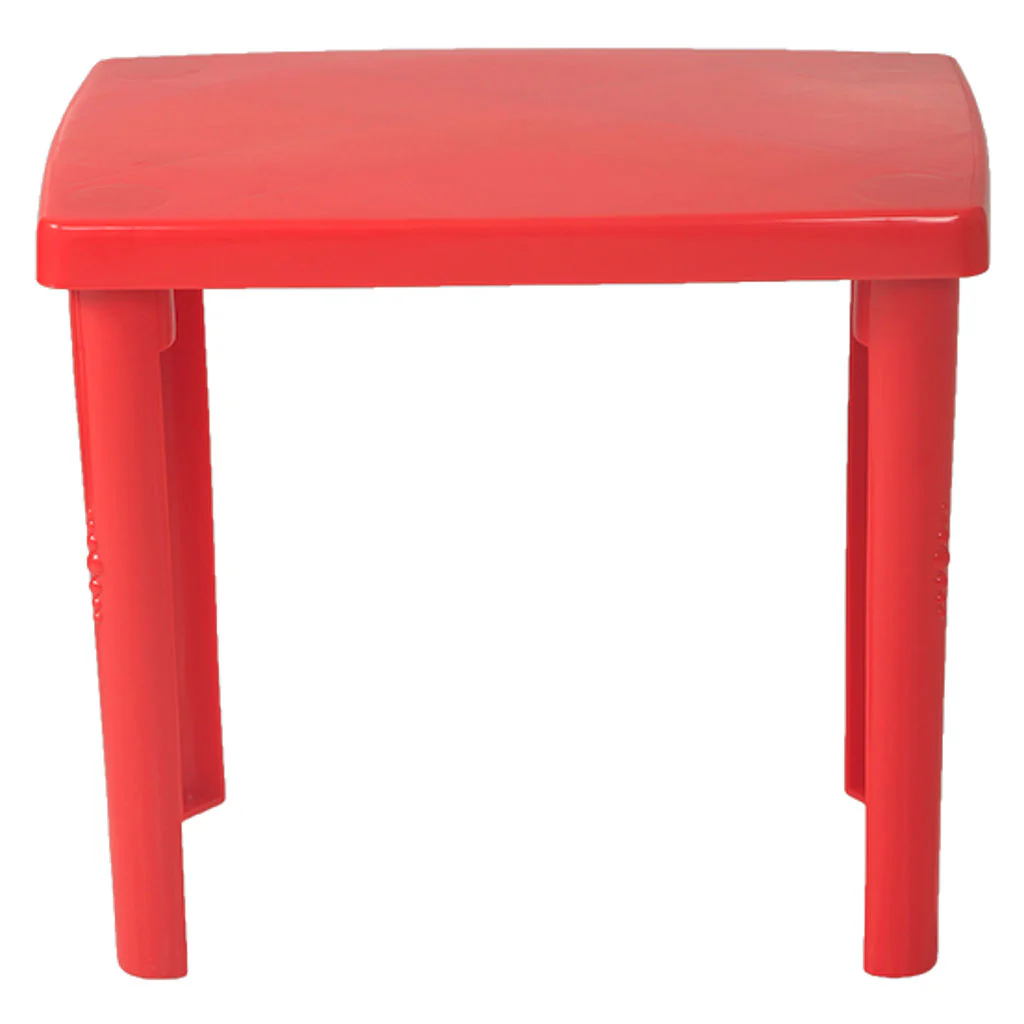 Supreme Kid Plastic Kids Table Red