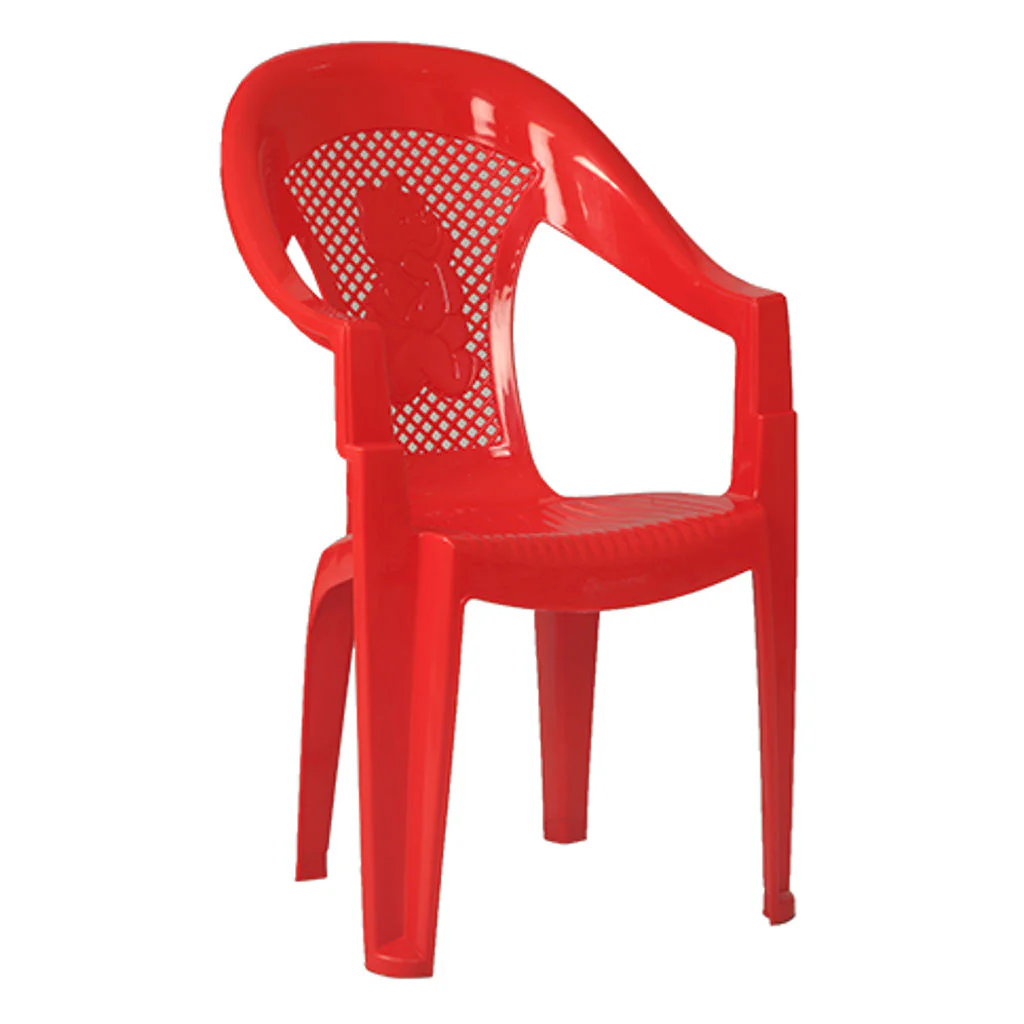 Supreme Kutty Plastic Baby Chair Red - Image 2