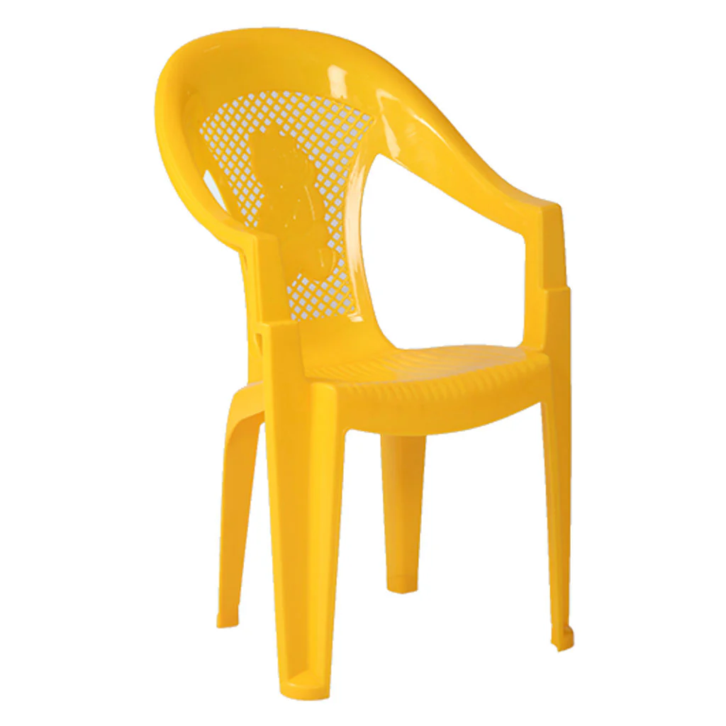 Supreme Kutty Plastic Baby Chair Yellow - Image 2