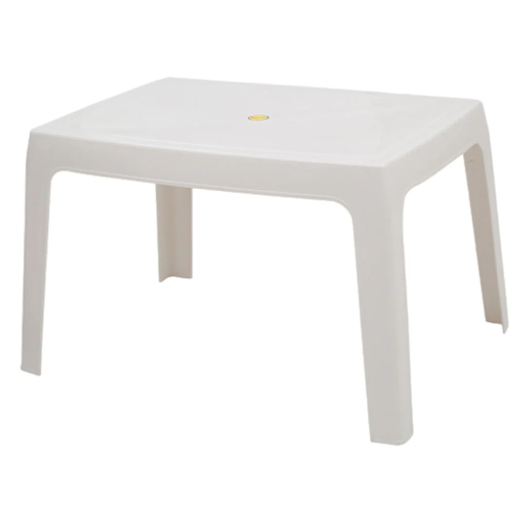 Supreme Magna Plastic Center Table Milky White