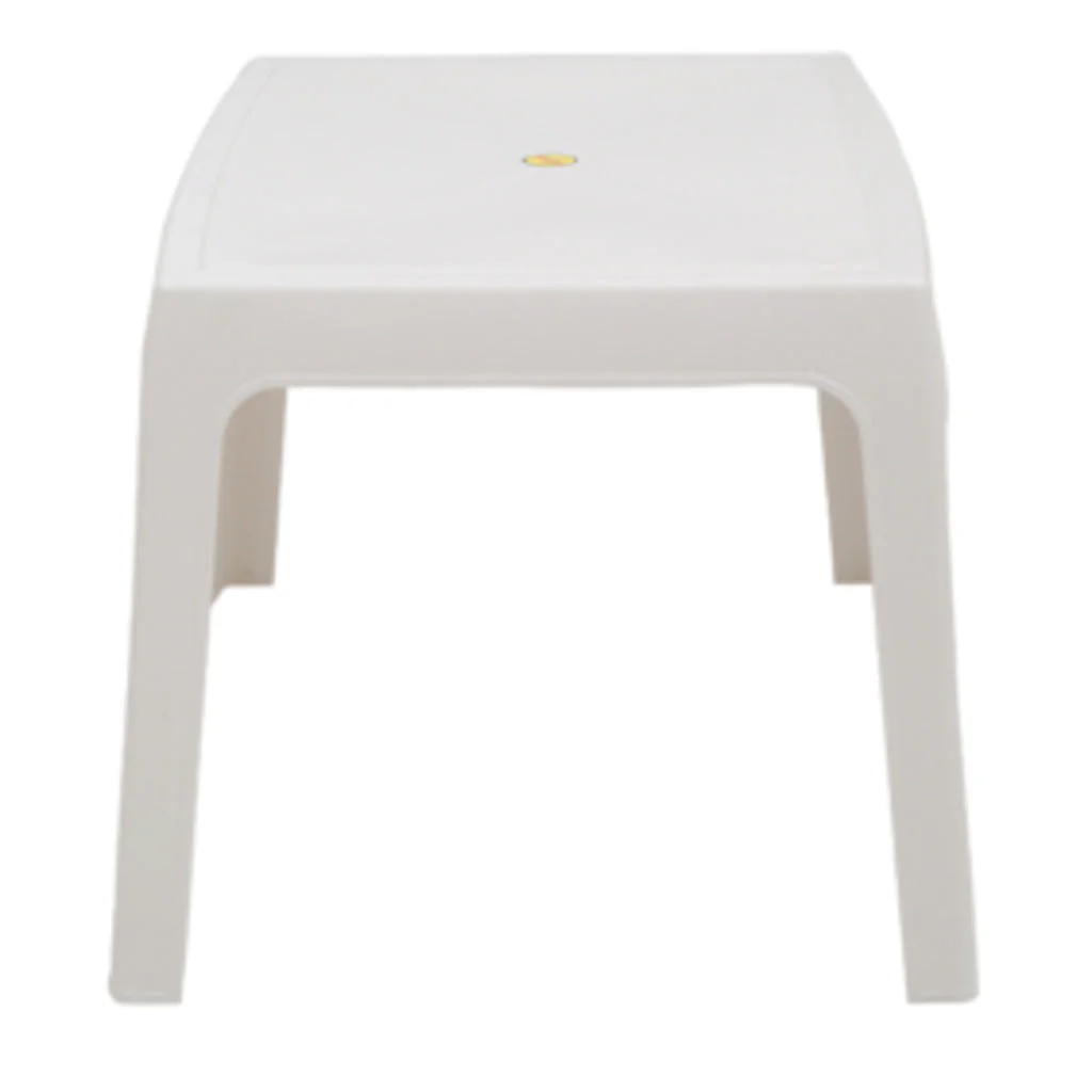 Supreme Magna Plastic Center Table Milky White - Image 2